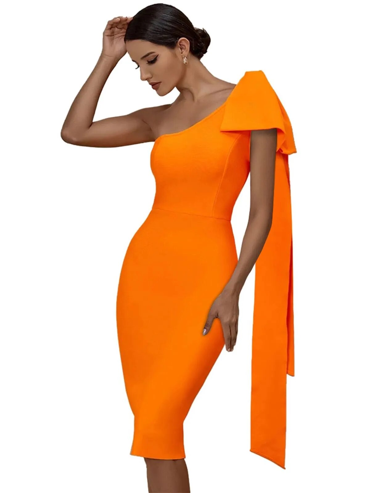 Bandage Dress New Women's Black Bodycon Dress Elegant Sexy Evening Club Party Dress High Quality Summer Fashion
