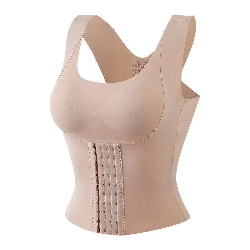 3-in-1 Waist Buttoned Bra Shapewear for Women Waist Shaper Women's Shapewears Snatch Bra - 3-in-1 Waist Trainer Bras Daily
