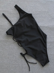 Printed Swimsuit Women One Piece Padded Swimwear Female Hollow String Bodysuit Bathing Swimming Suit Bathers Beachwear