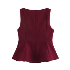 2025 Summer New Women Square Neck Crop T-shirt Casual Chic Sleeveless Slim White Black Crop Tank Tops Female Clothes