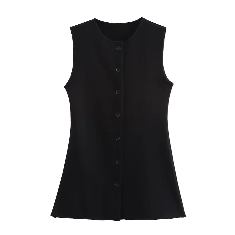 autumn new women's fashion temperament commuting slim fit versatile round neck vest trumpet leggings set