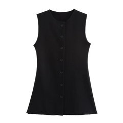 autumn new women's fashion temperament commuting slim fit versatile round neck vest trumpet leggings set
