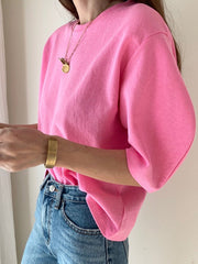 Summer T Shirt Women Cotton New Elasticity Woman Clothes Oversize Tops Pink White Tshirt Loose Maxi Female Short Sleeve Tee