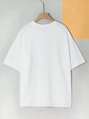 Women'S T-Shirt Black White Gray Cherry Print Cotton T-Shirt Round Neck Loose And Breathable Short Sleeved Simple Casual Top