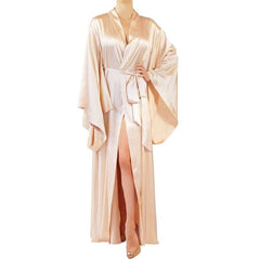 AEL Fashion Loose Soft Comfortable Night Robe Women Belt Bathrobe Women's Sleep Sexy Sleepwear Shift 2017 Select 3 Color