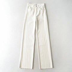 Wide Leg Pant Women Jeans Autumn Winter High Waist Slouchy Black Straight Leg Denim Trouser Fall Casual High Street Clothes